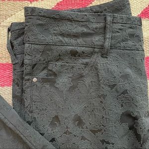 Sundance brocade lace black pants